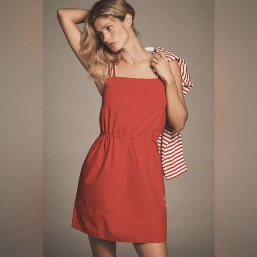 NWT Anthropologie Daily Practice Passing Shot Sleeveless Mini Dress